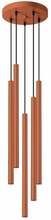 Ripplamp Sollux Pastelo SL.1528, 5xG9, 8W, punane ooker