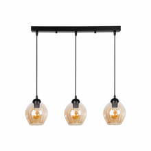 Rippvalgusti Candellux 33-00606, must, 14x70 cm, klaaskupliga
