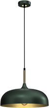 Rippvalgusti Milagro Lincoln, 1xE27, 60W, 35 cm, roheline