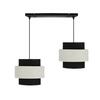 Rippvalgusti Candellux Benta, 40 W, E27, must, 2x40W