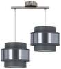 Rippvalgusti Candellux Lighting Hare 32-18489, 2xE27, 120W, hall/hõbedane