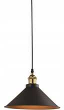 Rippvalgusti Gtv Mani 4076, 1xE27, 40W, IP20, must, läbimõõt 30 cm