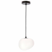 Rippvalgusti Candellux Stones, 1xE27, 40W, 20 cm, must/valge