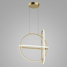Rippvalgusti Italux Cerrila PND-29772750-3A-BK, 48,6 W, 3000 K, dimmerdatav, kuldne