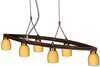 Rippvalgusti Candellux Dakota Zwis, 6x40W, G9, ovaalne, vask