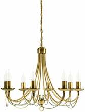 Rippvalgusti Candellux Muza, 38-69187, 8xE14, 40W, patina