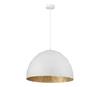 Ripplamp Sigma Diament, 1xE27, 60W, d. 50 cm, valge/kuldne