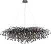 Rippvalgusti Paul Neuhaus Icicle 2031-18, 15xG9, 40W, 230V, must, 75x150 cm