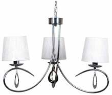 Rippvalgusti Candellux Arnika, 33-21663, 3xE14, 3x40W, kroom/valge