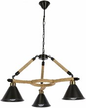 Rippvalgusti Candellux Negru, 3xE27, 40W, must/pruun, 33-28709