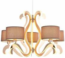 Rippvalgusti Candellux Ambrosia, 5xE14, 40W, 43W LED, vask