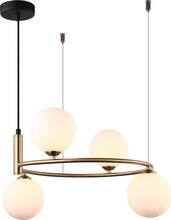 Rippvalgusti Italux Amily MDM-3974/4, 25 W, G9, Gold