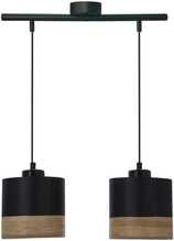 Rippvalgusti Candellux Porto, 2xE27, 60W, must/pruun