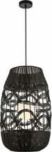 Rippvalgusti Milagro Arona ML0355, 1xG9, 40W, must, diameeter 40 cm