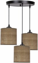Rippvalgusti Candellux Legno, 33-18342, E27, 3x40W, must