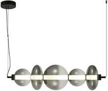 Rippvalgusti Italux Sonte, PND-24352, 40W, 3000K, matt must/suitsuklaas