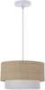 Rippvalgusti Candellux Lighting Ritana, 60 W, E27, valge, beeži ja valge varjuga
