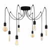 Rippvalgusti Opviq Kabluni MR-929, 8xE27, 100W, must