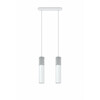Rippvalgusti Sollux Borgio 2, 2xGU10, 40W, betoon/metall, must/valge