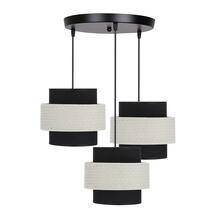 Rippvalgusti Candellux Benta, 40 W, E27, must, 3x40W