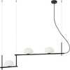 Ripplamp Italux Kernio PND-357783-BK+W, 3xG9, must