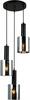 Rippvalgusti Italux PND-5581-3A-BK+SG, 3xE7, 40W, must