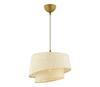 Rippvalgusti Opviq Barette Hazeran, 1xE27, 60W, 230V, kreemjas