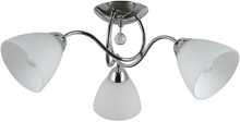 Rippvalgusti Italux PND-5643-3, LUGANO, 3xE27, 40W, kroom/valge