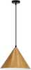 Rippvalgusti Candellux Dunca, 1x40W, E27, must, hele tamm