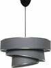 Rippvalgusti Opviq Couper, 60 W, E27, antratsiit/hõbe
