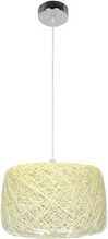 Rippvalgusti Candellux Panda, 60 W, E27, kreemjas