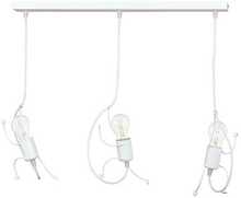 Rippvalgusti Emibig Bobi 3, 538/3, 45 W, E27, valge