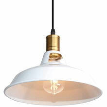 Ripplamp G.LUX GT-310-D31-1S-WH Loft-8, 1 x E27, 310 mm, valge/roheline