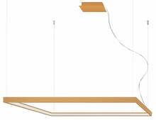Ripplamp Sollux Nelya L, 70 W, LED, 3000 K, kuldne
