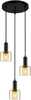 Ripplamp Italux Santia PND-65342-3A-BK+AMB, 3xE27, 40W, 230V