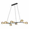 Rippvalgusti Trio Cross, 7xE27, max 28W, must/kuldne, 91 x 45 x h150 cm