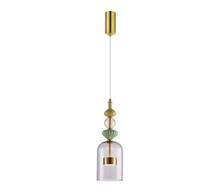 Rippvalgusti Milagro Arte, 12W, 230V, 13 cm, messing