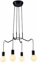 Rippvalgusti Candellux Basso, 5534-71019, 4xE27, 40 W, must
