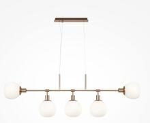 Rippvalgusti Maytoni Erich, MOD221-PL-05-G, 5 x E14, 40 W, kuldne
