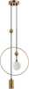 Ripplamp Italux Trosti, PND-428892-BRO, G9/GU10, messing