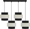 Rippvalgusti Candellux Benta, 160 W, E27, must, 4x40W