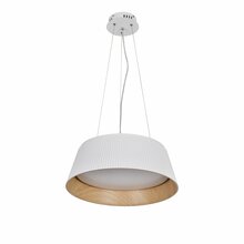 Ripplamp Candellux Lighting Umbria, 31-24176, LED, 24 W, ø 45 cm, valge/naturaalne