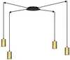 Rippvalgusti Emibig Traker 4, 10 W, GU10, BL/Gold