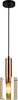 Rippvalgusti Italux SARDO, 1xE27, 40W, must/messing