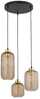 Rippvalgusti TK Lighting Pescara 4576, 3x15W, E27, merevaik/must