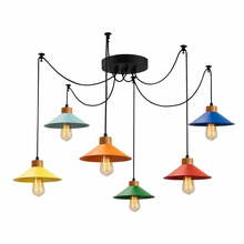 Ripplamp Opviq Manavgat N-565, 6xE27, 100W, 230V, vikerkaar