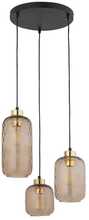 Rippvalgusti TK Lighting Pescara 4576, 3x15W, E27, merevaik/must
