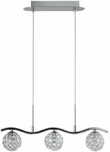 Rippvalgusti Candellux Starlet, 3x40W, G9, kroom/värviline