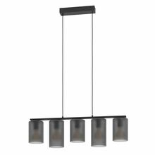 Rippvalgusti Eglo Colomera, 5 x 40 W, E27, 12 x 80 x 110 cm, must/hall