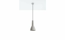 Rippvalgusti Sollux Empoli, 1xE27, 15W, betoon, 60W